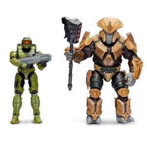 Halo Two Figure Pack - Master Chief vs. Brute Chieftain | Jazwares