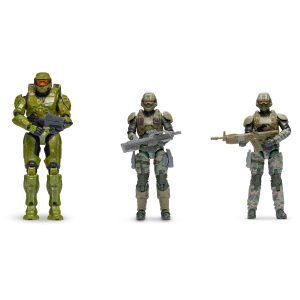 Halo Spartan Collection - Master Chief & 2 UNSC Marines | Jazwares
