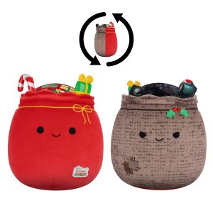 Squishmallows 12" Select Series Lowell the Naughty and Nice Gift Sack | Jazwares