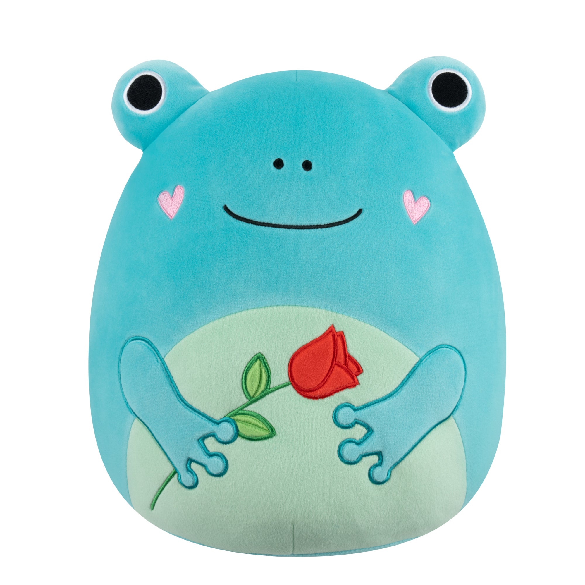 SQVA01892_SQVA01597_12in-Squishmallows_Ludwig_Teal-Frog-Holding-Rose_SIOC_OPF.jpg