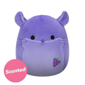 Squishmallows 8" Zergman Grape Scented Chinchilla | Jazwares